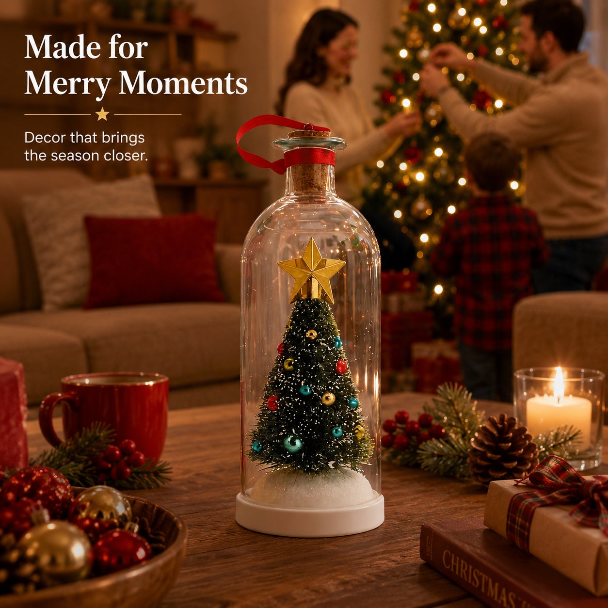 Christmas Tree Message In A Bottle