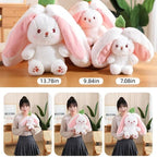 🐰Hide-and-Seek Reversible Bunny Plush (Strawberry🍓 & Carrot🥕 Edition)