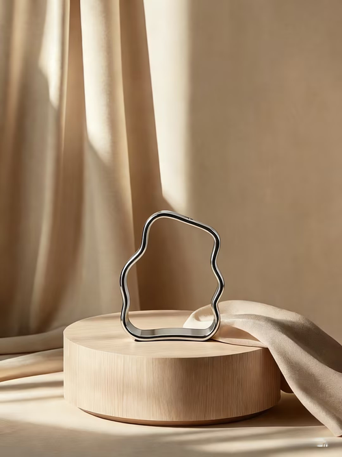 Luxury Art Creative Silver Ceramic Vase