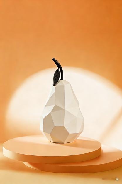 Modern Wabi-Sabi Ceramic Fruit Sculptures