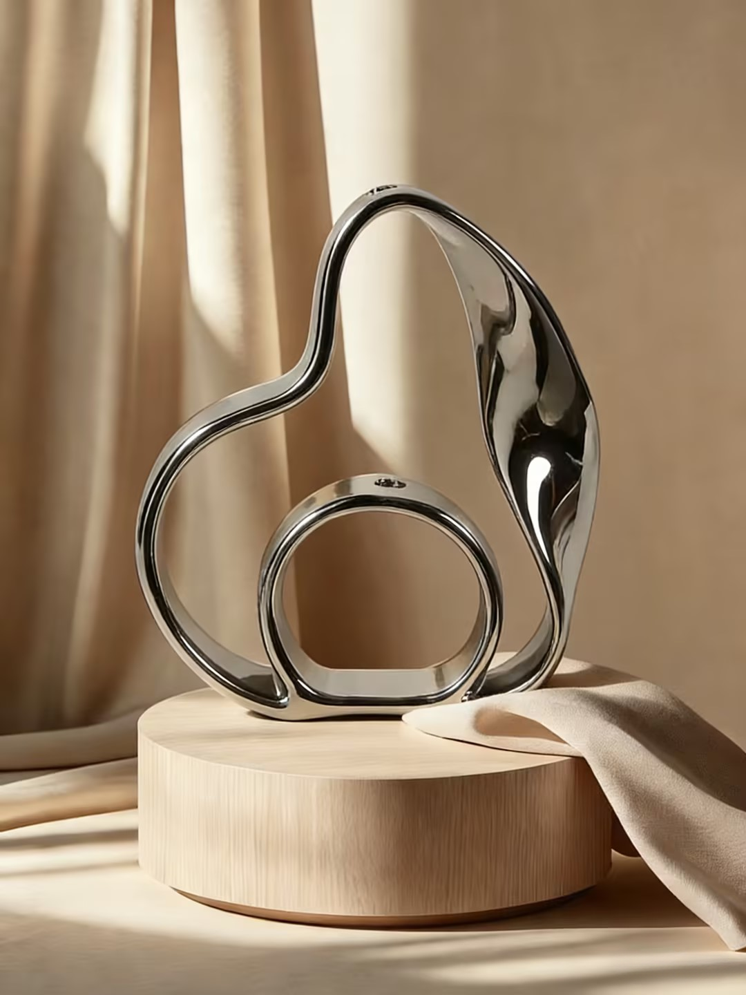 Luxury Art Creative Silver Ceramic Vase