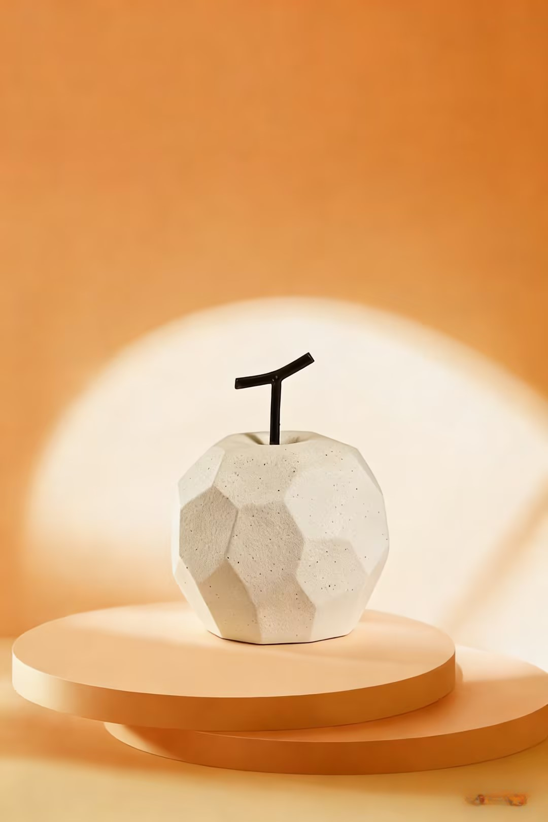 Modern Wabi-Sabi Ceramic Fruit Sculptures