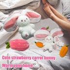 🐰Hide-and-Seek Reversible Bunny Plush (Strawberry🍓 & Carrot🥕 Edition)
