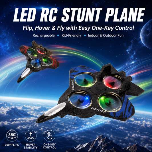 Popular kids RC flying toy, durable EVA foam fighter jet with multiple flying modes.