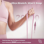 🔥20%OFF TODAY ONLY!Figure 8 Resistance Bands for Women – 8-Shaped TPE, Latex-Free