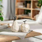 Modern Wabi-Sabi Ceramic Fruit Sculptures