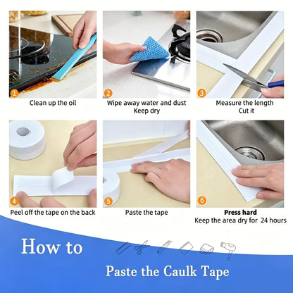 🔥Limited Time Buy More Get More Free!🔥Waterproof Peel & Stick Caulk Tape