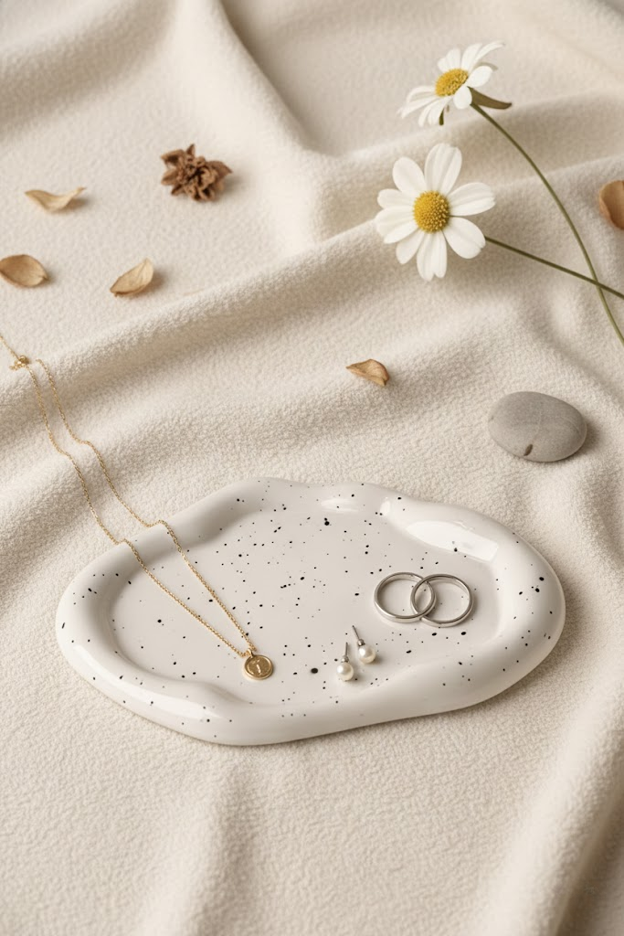 Modern Nordic Ceramic Vanity Tray & Storage Dish