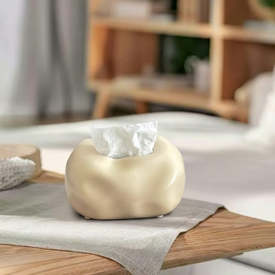 Nordic Luxury Ceramic Tissue Box Art Ornament